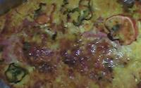 Rocambole de frango com mandioca