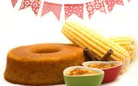 Bolo de fubá com cravo e canela