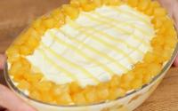Essa é a MELHOR sobremesa de abacaxi gelada para o Ano-Novo: faço sem gelatina e o creme tem um toque especial