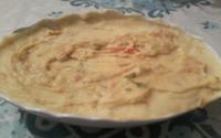 Frango com creme de mandioca