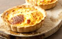 Quiche de presunto e queijo do Glauco