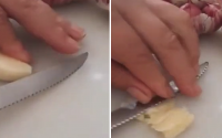 Com quantos anos você descobriu que é assim que amassa alho em poucos segundos?