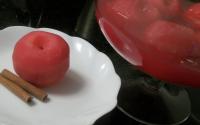 Maçã com gelatina
