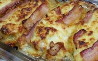 Filé de frango com bacon e queijo parmesão