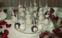 Cake Pop Noivinhos de coco queimado