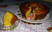 Bolo de milho e coco