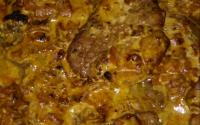 Bife ao molho de creme de leite