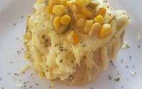 Batata assada e recheada