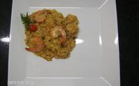 Risoto de camarão