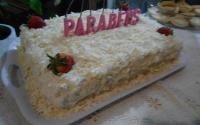 Bolo de festa de chocolate