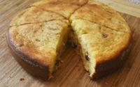 Torta alemã de ricota com passas