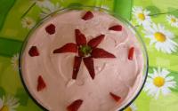 Torta de bolacha de morango