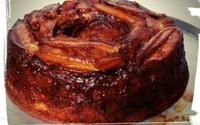Bolo de banana com iogurte