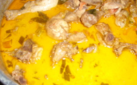 Galinha com requeijão