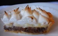 Torta de doce de banana e creme de coco