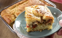 Aprendi essa receita de torta de sardinha muito fácil no liquidificador e fica fofinha como nuvem