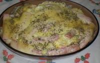 Couve-flor com presunto e mussarela