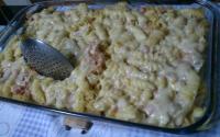 Macarrão de forno com atum