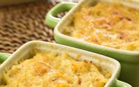 Escondidinho de mandioca com carne seca