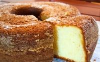 Minha mãe me ensinou essa receita de bolo de iogurte e agora eu faço todo final de semana para comer com cafezinho