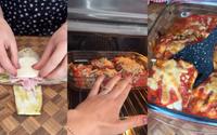 Os amantes da parmegiana vão beijar seus pés depois de comer esse fagottini de berinjela que aprendi com uma italiana