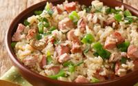 Arroz carreteiro delícia (com sobras de churrasco)