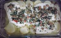 Filé de linguado ao forno