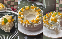 Pavlova de frutas tropicais é a sobremesa perfeita para o almoço de Ano-Novo em família; receita refrescante é superfácil de fazer