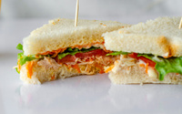 Lanche natural de frango
