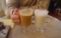 Milk shake de Neston e pêssego