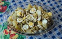 Salada de bacalhau rápida