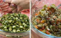 O quiabo de micro-ondas mais fácil do mundo é perfeito para colocar o vegetal no cardápio sem trabalho!