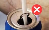Eu aposto que você não sabe para que serve o furo da lata de refrigerante, e não é como porta-canudos!