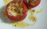 Tomates gratinados com ervas