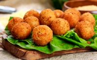 Bolinhos de queijo azul