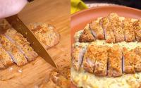 Nem farinha e trigo, nem fritura: esse frango empanado com creme de milho é o melhor prato low carb que já comi na vida