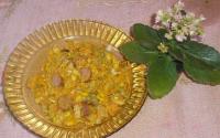 Farofa de bacon e calabresa