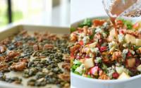 Crocante, agridoce e fresca: essa salada diferentona é perfeita para as festas de fim de ano, só faço assim quando recebo visita