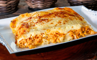 Essa receita de lasanha de frango com queijo da minha avó é a melhor de todas e vai te deixar com água na boca