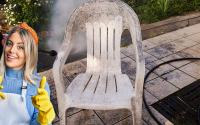 Chega de cadeira de plástico encardida no churrasco, eu te ensino como deixar branquinha como a neve!