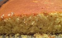 Bolo de fubá com erva-doce