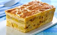 Torta de banana com pão de forma