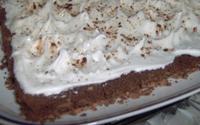 Bolo de chocolate e laranja