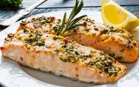 Filé de salmão ao forno facílimo