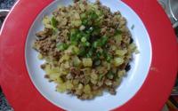 Picadinho de mamão verde