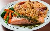 Salmão ao Molho Pesto