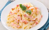 Talharim à carbonara