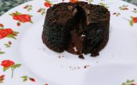 Brownie de chocolate com sorvete