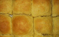 Pão de hambúrguer com mandioquinha