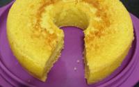 Bolo cremoso de laranja